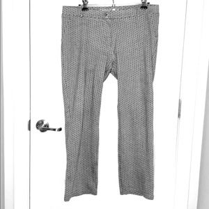 XL basket weave strait leg dress yoga pants